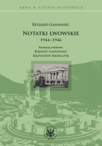 Okładka: Notatki lwowskie 1944-1946