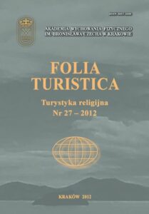 Okładka: Folia Turistica 27-2012