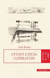 Okładka: Cytaty z życia i literatury