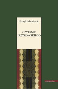 Okładka: Czytanie Irzykowskiego