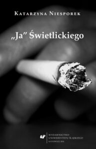 Okładka: "Ja" Świetlickiego