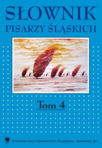Okładka: Słownik pisarzy śląskich. T. 4
