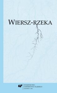 Okładka: Wiersz-rzeka