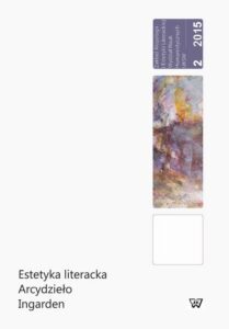 Okładka: Estetyka literacka Arcydzieło Ingarden