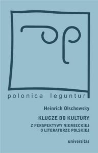 Okładka: Klucze do kultury. Z perspektywy niemieckiej o literaturze polskiej