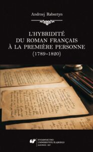 Okładka: L’hybridité du roman français à la première personne (1789–1820)