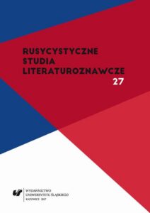 Okładka: Rusycystyczne Studia Literaturoznawcze. T. 27. Literatura rosyjska a kwestia żydowska