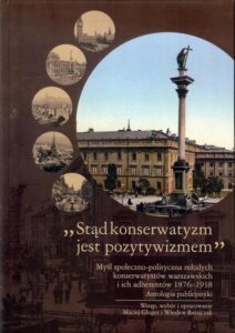 Okładka: Stąd konserwatyzm jest pozytywizmem