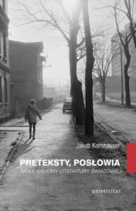 Okładka: Preteksty posłowia. Małe kanony literatury światowej