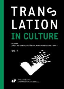 Okładka: Translation in Culture. (In)fidelity in Translation. Vol. 2