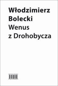Okładka: Wenus z Drohobycza