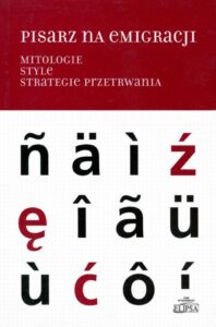 Okładka: Pisarz na emigracji