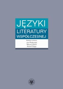Okładka: Języki literatury współczesnej