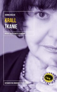 Okładka: Krall. Tkanie