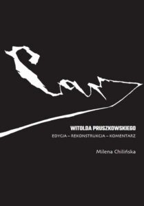Okładka: Car Witolda Pruszkowskiego. Edycja – rekonstrukcja – komentarz