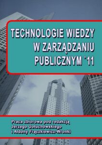 Okładka: Technologie wiedzy w zarządzaniu publicznym ’11