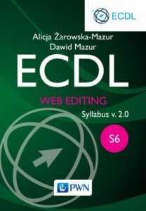 Okładka: ECDL. Web editing. Moduł S6. Syllabus v. 2.0