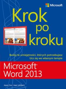 Okładka: Microsoft Word 2013 Krok po kroku
