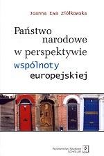Okładka: Państwo narodowe w perspektywie wspólnoty europejskiej