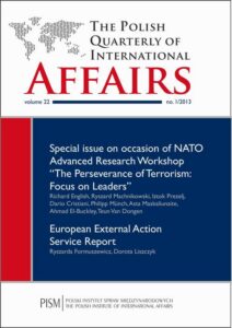 Okładka: The Polish Quarterly of International Affairs 1/2013