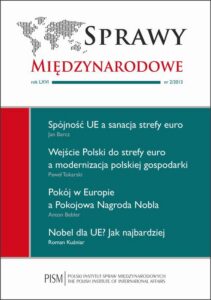 Okładka: Sprawy Międzynarodowe 2/2013