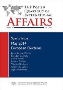 Okładka: The Polish Quarterly of International Affairs 1/2014