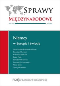 Okładka: Sprawy Międzynarodowe 2/2014