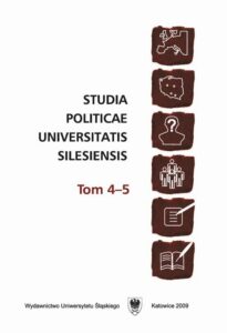 Okładka: Studia Politicae Universitatis Silesiensis. T. 4–5