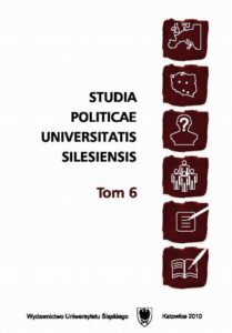 Okładka: Studia Politicae Universitatis Silesiensis. T. 6