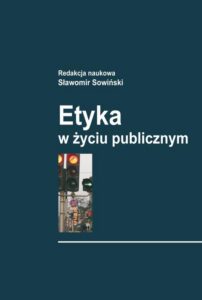 Okładka: Etyka w życiu publicznym