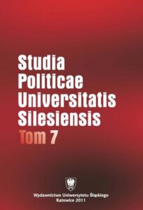 Okładka: Studia Politicae Universitatis Silesiensis. T. 7