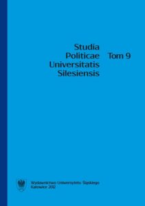 Okładka: Studia Politicae Universitatis Silesiensis. T. 9