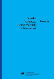 Okładka: Studia Politicae Universitatis Silesiensis. T. 14