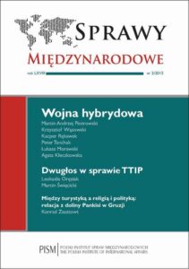 Okładka: Sprawy Międzynarodowe 2/2015