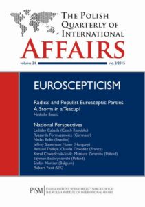 Okładka: The Polish Quarterly of International Affairs 2/2015