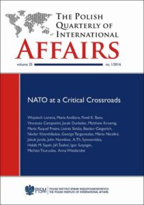 Okładka: The Polish Quarterly of International Affairs 1/2016