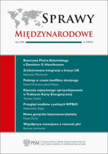Okładka: Sprawy Międzynarodowe 2/2016