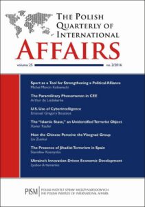 Okładka: The Polish Quarterly of International Affairs 2/2016
