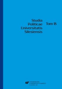 Okładka: Studia Politicae Universitatis Silesiensis. T. 18