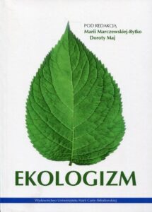Okładka: Ekologizm