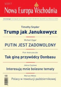 Okładka: Nowa Europa Wschodnia 5/2017