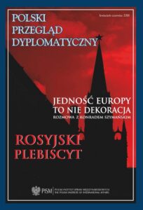 Okładka: Polski Przegląd Dyplomatyczny 2/2018
