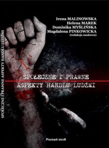 Okładka: SPOŁECZNE I PRAWNE ASPEKTY HANDLU LUDŹMI