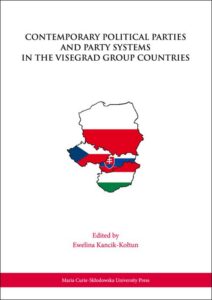 Okładka: Contemporary Political Parties and Party Systems in the Visegrad Group Countries