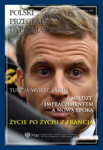 Okładka: Polski Przegląd Dyplomatyczny 1/2020