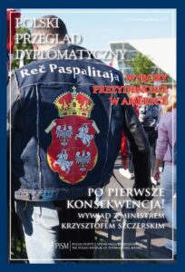 Okładka: Polski Przegląd Dyplomatyczny 4/2020