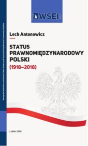 Okładka: Status prawnomiędzynarodowy Polski (1918–2018)
