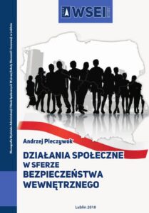 Okładka: Działania społeczne w sferze bezpieczeństwa wewnętrznego