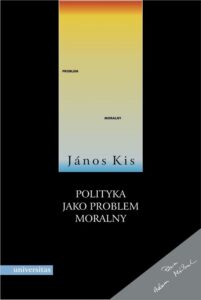 Okładka: Polityka jako problem moralny
