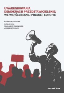 Okładka: Uwarunkowania demokracji przedstawicielskiej we współczesnej Polsce i Europie